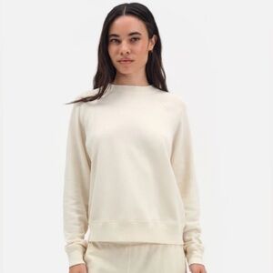 MATE The Label Terry Raglan Sweatshirt Cream Medium